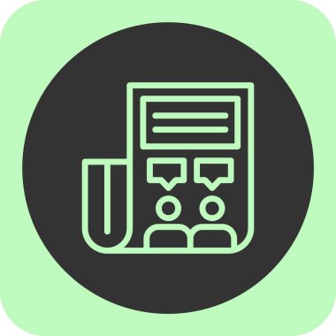 seo modern simgesinin vektör illüstrasyonu