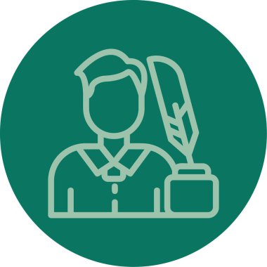 Sakallı bir adamın vektör çizimi