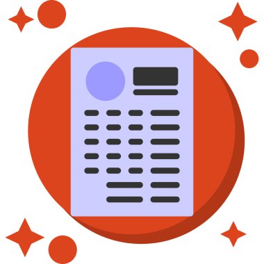 Telefonunuz var. Web simgesi basit illüstrasyon