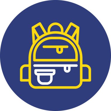 vektör torba simgesi, vektör illüstrasyonu