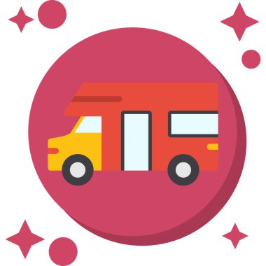 Kamyon düz simgesi, uzun gölgeli, 10 Pound