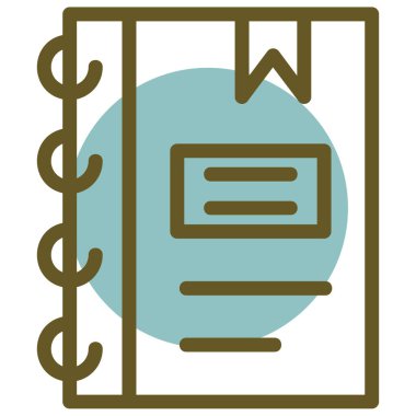 Modern bir simgenin vektör illüstrasyonu