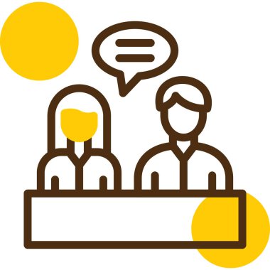 Konferans. Basit resimleme