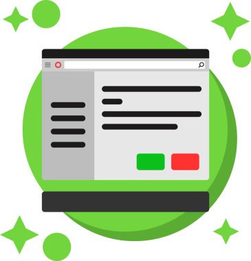 Tarayıcı vektör simgesi şeffaf arkaplanda izole edildi. tarayıcı logosu