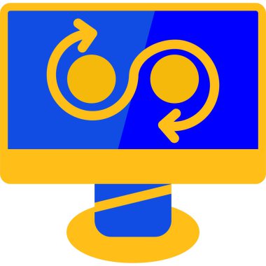 seo modern simgesinin vektör illüstrasyonu