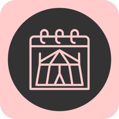 Kişisel ve ticari kullanım için takvim vektör simgesi simgesi vektör çizimi..