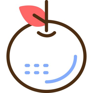 Meyve. Web simgesi basit illüstrasyon
