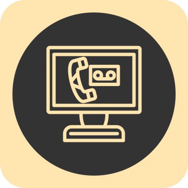 Simge vektör illüstrasyonunu ara