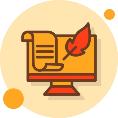 kağıt simgesi vektör illüstrasyonu