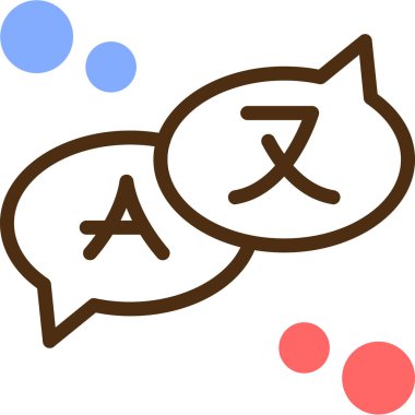 konuşma kabarcığı vektör çizimi