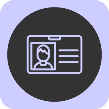 Modern simgenin vektör illüstrasyonu