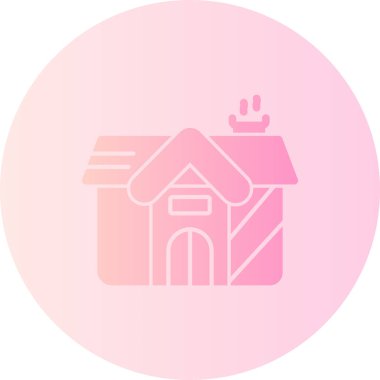 Ev simgesinin vektör illüstrasyonu