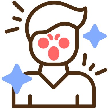 avatar. Web simgesi basit illüstrasyon