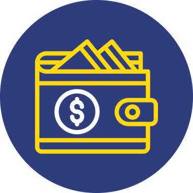 Para çantası. Basit tasarım