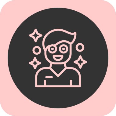 vektör avatar simgesi, vektör illüstrasyonu