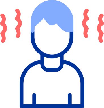 Adamım. Web simgesi basit illüstrasyon