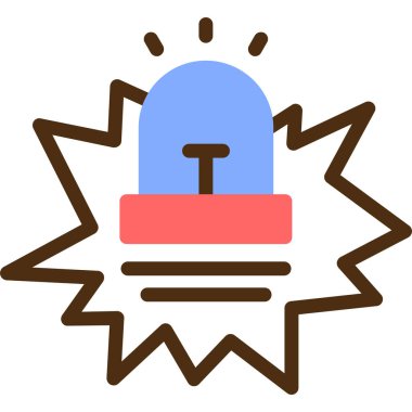 Ampul. Web simgesi basit illüstrasyon