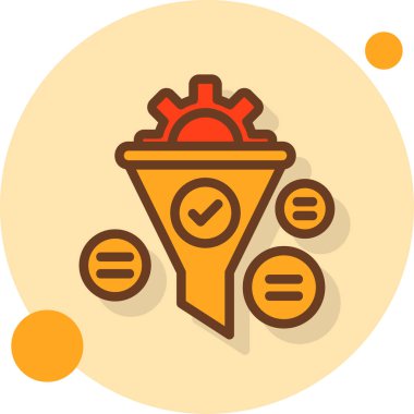 Düz stil hedef simgesini