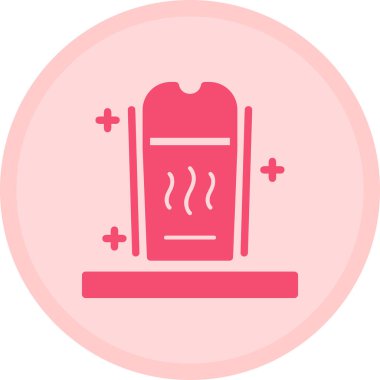 Sıcak içecek. Basit resimleme