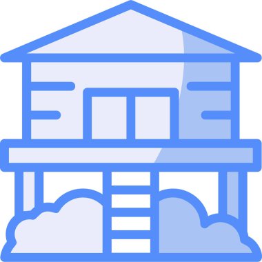 filedoutline biçiminde mimari yapı ikonu