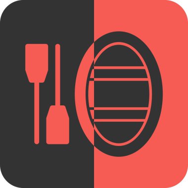 Modern gıda ikonunun vektör illüstrasyonu