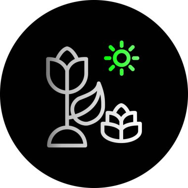 eko simge vektör illüstrasyonu