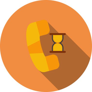 Düz biçimli iletişim desteği simgesi