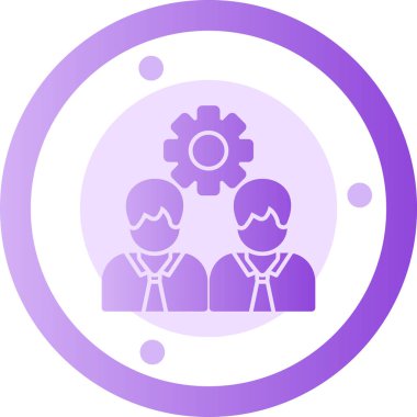 grup insan simgesi vektör illüstrasyonu