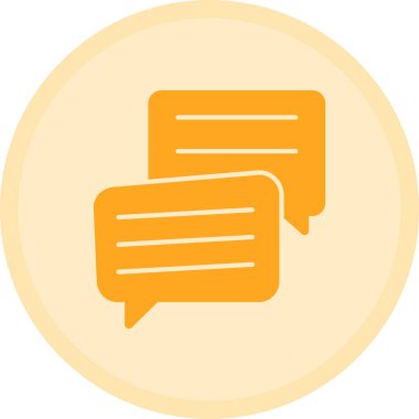 Konuşma balonu. Web simgesi tasarımı