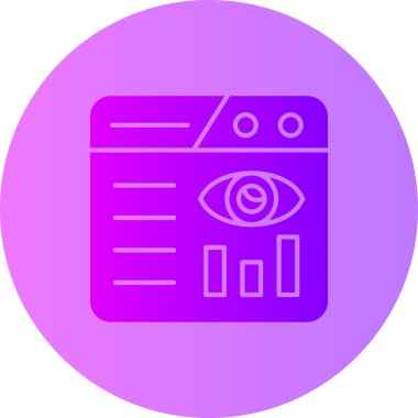 seo modern simgesinin vektör illüstrasyonu