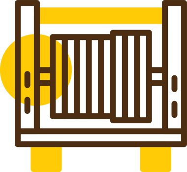 Çizgi film simgesinin vektör çizimi