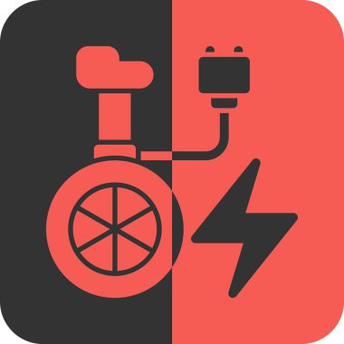 motor simgesi vektör illüstrasyonu