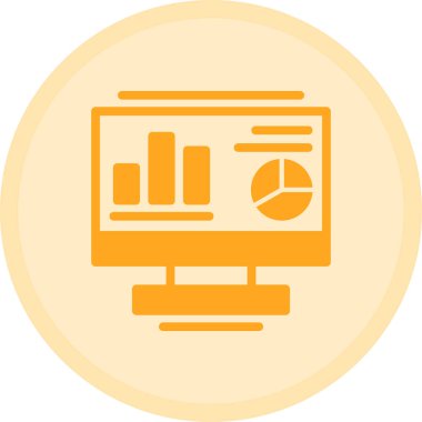 Çizelge. Web simgesi basit illüstrasyon