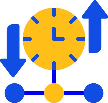 İş saati. Basit resimleme
