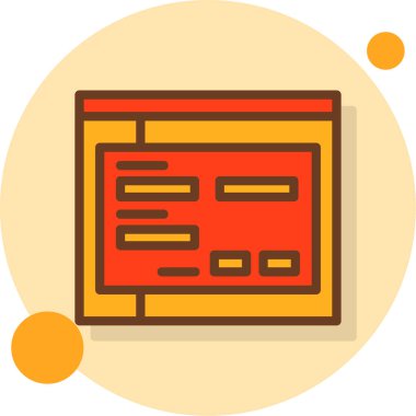 işletme panosu simgesi, vektör illüstrasyonu