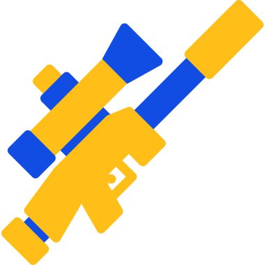 Teleskop. Web simgesi basit illüstrasyon