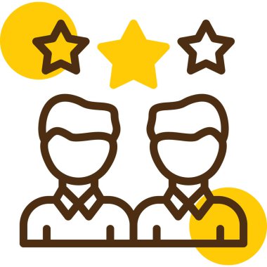 Müşteri hizmetleri ikonu. Ana hatlı müşteri servis vektör rengi izole edildi