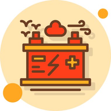 pil vektör illüstrasyonu