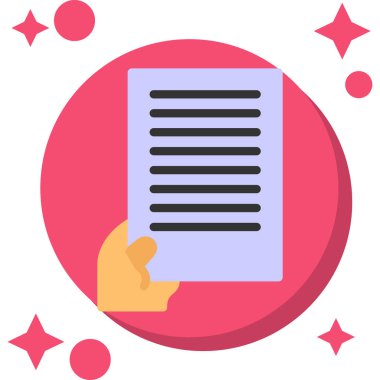 Bir kitap simgesinin vektör illüstrasyonu