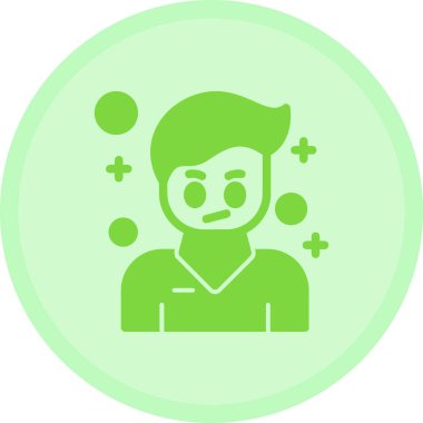 avatar. Web simgesi basit illüstrasyon