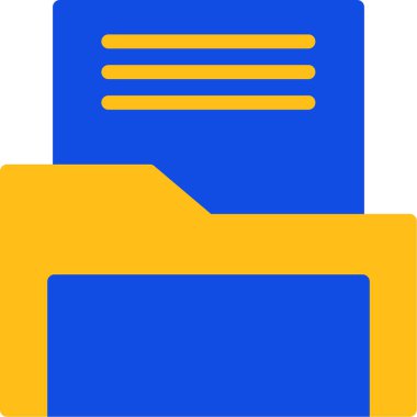 belge dizin dosya simgesi düz biçimli