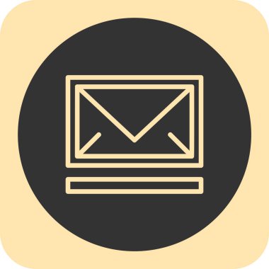 E- posta simgesi vektör illüstrasyonu