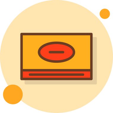 Bilgisayar. Web simgesi basit illüstrasyon