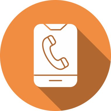 - Telefon. Web simgesi basit illüstrasyon