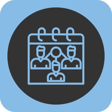 grup vektör simgesi modern illüstrasyon tasarımı