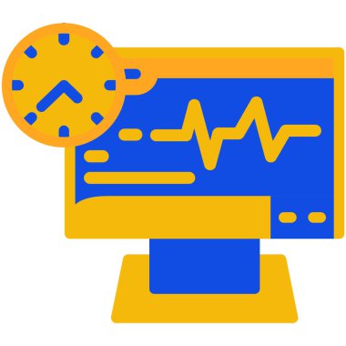 İş çizelgesi. Web simgesi basit illüstrasyon