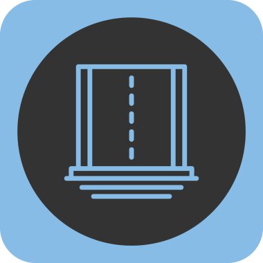 Benzersiz kitaplık vektör simgesi