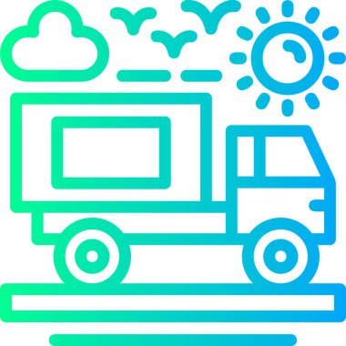 servis simgesi, vektör illüstrasyonu