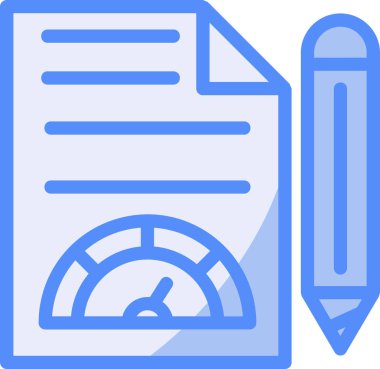 Kalem simgesi, vektör illüstrasyonu