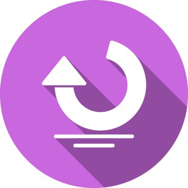 Ok. Web simgesi basit illüstrasyon